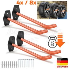 4/8x Autoreifen Wand Halter Haltebügel Reifen Felgen Haken Baum Halterung Regal