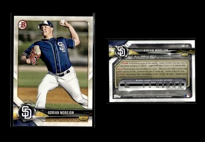 2018 Bowman - Prospects #BD-18 Adrian Morejon - San Diego Padres