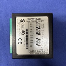 GE FANUC IC670MDL640J Input Module 24VDC POS/...