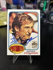 2001 Topps Archives - Reprint Autographs Steve Grogan #AA-SG (AU) CLEAN