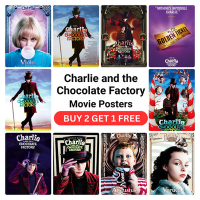 Charlie und die Schokoladenfabrik (2005) Filmplakat - A1, A2, A3, A4