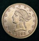 1893 Liberty Head Eagle $10 Gold Coin