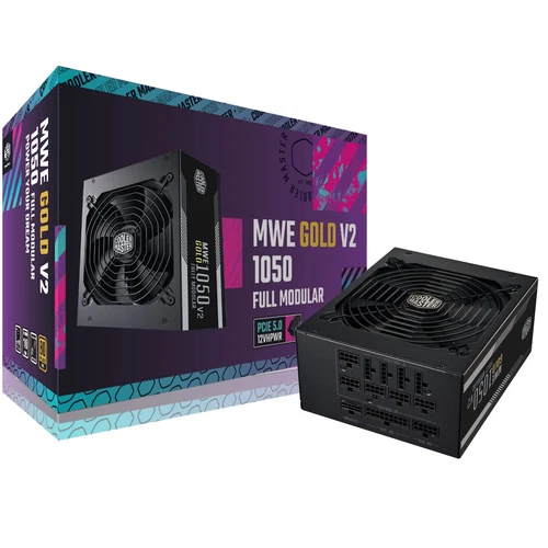 Cooler Master MWE Gold 1050 V2 ATX3.0 Fully Modular, 1050W, 80+ Gold Efficien...