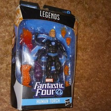 HUMAN TORCH JOHNNY STORM Marvel Legends Fantastic Four Super Skrull BAF 2019 6