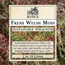 Fresh Welsh Sphagnum Moss | 3L 5L 10L | Moss Pole | Floristry | Wreath Making