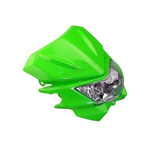 Black/Green Front Motor 12V Headlight Headlamp Head Light for Kawasaki KLX250 - Picture 6 of 16