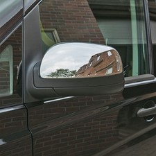 Edelstahl Chrom Spiegelkappen Set für Mercedes Vito II W639 Facelift Bj 2010 PKW