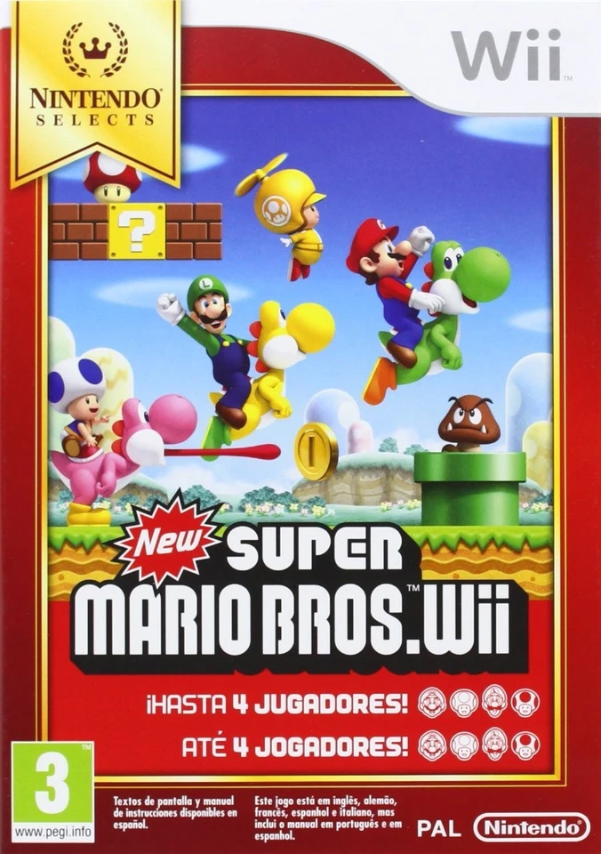 New Super Mario Bros Nintendo Selects Wii (SP) [PO31695]