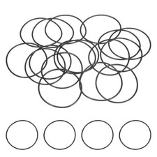 Nitrile Rubber O Ring, (66x62x2mm) (20pcs), Metric Buna-N NBR Sealing Gasket