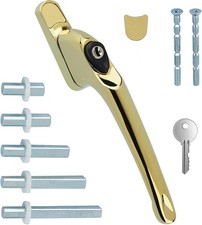 Universal Inline uPVC Window Handle â Lockable, Ambidextrous, Multi-Spindle â