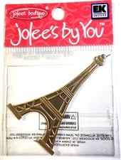 Eiffel Tower Paris France Embossed Jolee's By You 3D Embellishment