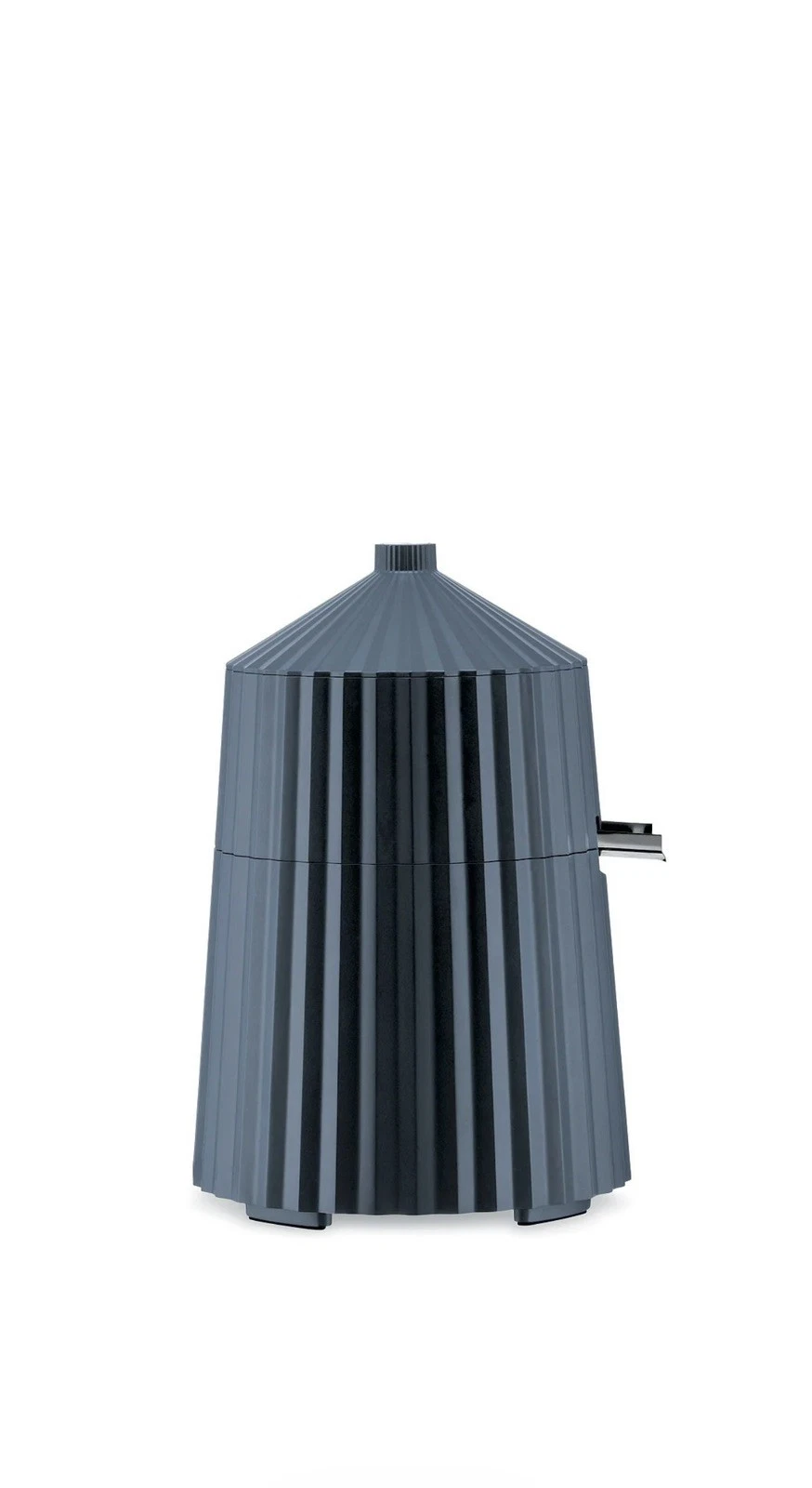 Alessi Plissé Electric Citrus Juicer 80W 0.35L Anti-Drip Matte Gray
