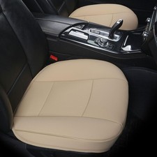 Edealyn Pu Leather Car Seat Cover Protector - Universal Fit Beige Edealyn Pu Leather Car Seat Cover Protector - Universal Fit Beige
