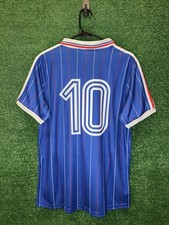 Jersey Retro De Fútbol , Franc 🇫🇷 1982 , Mic Plat #10 ⚽️ Fan-made N/O