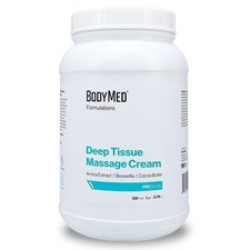 BodyMed Formulations Deep Tissue Massage Cream – Fragrance-Free, All-Natural, Le