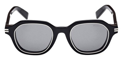 Ermenegildo Zegna EZ0250 Sunglasses Male Shiny Black 49mm New 100