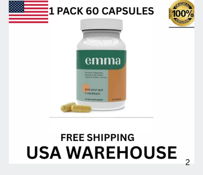 #ad 3 Pack Emma Gut Health Supplement 180 Capsules for Bloating Relief amp; Leaky Gut $14.10
