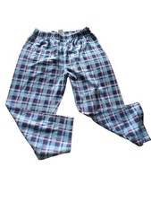 The Children  s Place Boys Blue Plaid Pajama Pants Size 7/8 M Flame Resistant...