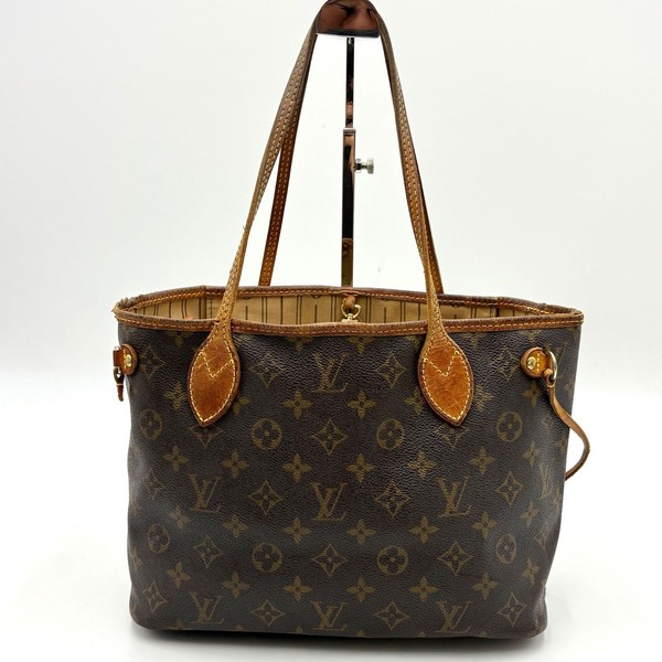 Auth LOUIS VUITTON Monogram Neverfull PM Tote Bag M40155 3Y486