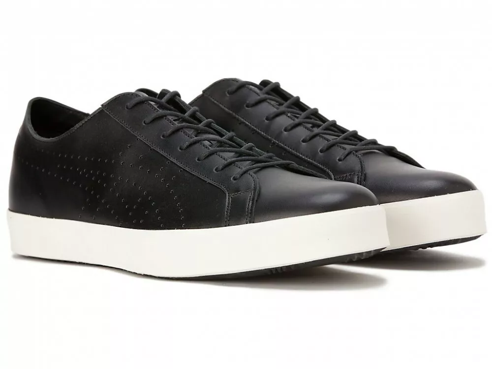 Asics Onitsuka Tiger FABRE DELUXE LO CL 1183B460 BLACK/BLACK With Shoe Bag