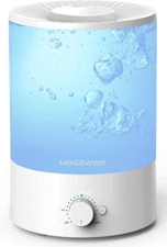 MegaWise Healthy Top-Refill Cool Mist Humidifier 24dB Ultrasonic Air Vaporizer