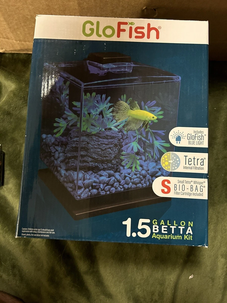 Tetra Glofish 1.5-Gallon Cube Aquarium