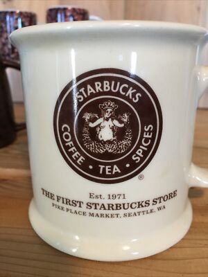 Starbucks Mugs first Store Siren Split Tail Topless Mermaid Mug +