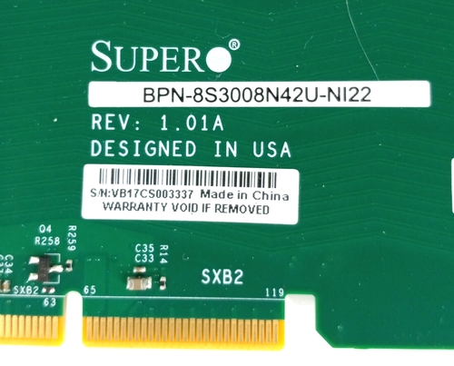 Supermicro BPN-8S3008N42U-NI22 Board - Zdjęcie 3 z 4
