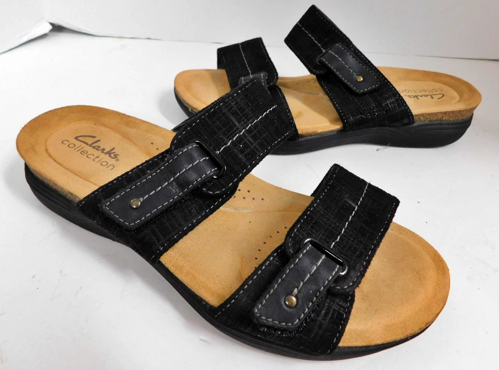 Sandali donna Clarks April Dusk neri 8 W