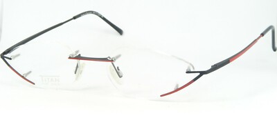 ZEITLOS Techno 2 col.02 RED /BLACK EYEGLASSES GLASSES TITAN 52-17-140mm Germany
