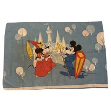 Vintage Disney Mickey Mouse Magic Kingdom Minnie Donald Pillowcase Standard Size