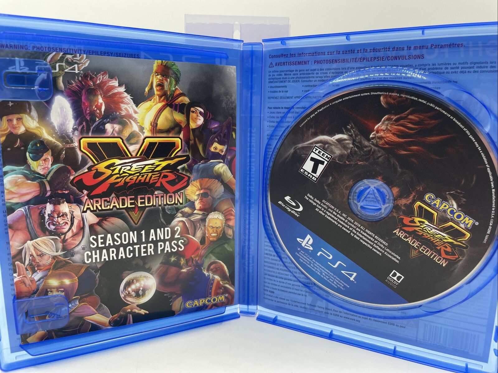 Street Fighter V Arcade Edition (Sony PlayStation 4, 2018) PS4 13388560417