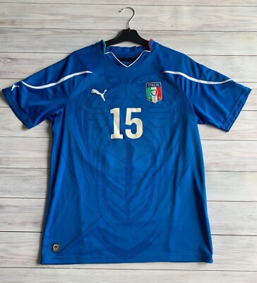Italy 2010 - 2012 Home Football Shirt Jersey Puma Size L