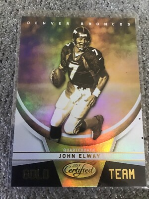 2019 Panini Certified #GT-JE John Elway Gold Team