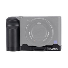 NICEYRIG L Bracket Arca Swiss Plate for Sony ZV-1 M2 Camera Cage with Handgrip