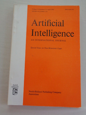 ARTIFICIAL INTELLIGENCE Journal Non-Monotonic Logic 1980 Bobrow Terry Winograd