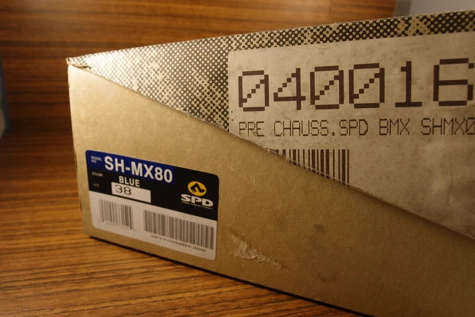 Tênis de ciclismo masculino NOS Shimano SPD BMX SH-MX80 38 tamanho (5) com cadarço - Imagem 2 de 4