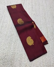 ETHNIC PURE BANARASI SILK SAREE WITH DESIGNER BLOUSE FOR WEDDING AND PARTY WEAR
