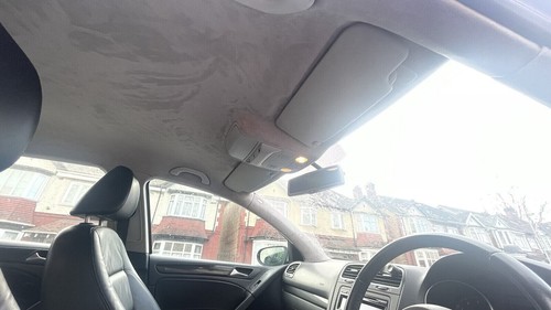 Headliner auto in tessuto pelle scamosciata stile argento stile Alcantara TRM - Foto 9 di 20