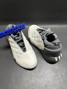Adidas Harden Vol 7 Basketball Shoes Mens 13.5 White Grey IE9257 Quilted Puffer Adidas Harden Vol 7 Basketball Shoes IE9257 Size 13 Gray  main image 3
