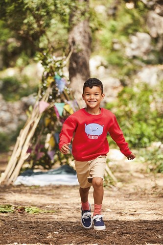 Fruit of The Loom 70/30 Kids Set-In Sweatshirt-Boys/Girls jumper - Picture 3 of 16