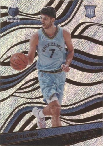 2021-22 Spectra Santi Aldama Rookie Patch ON CARD AUTO RPA FOTL