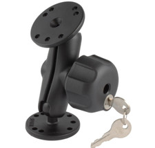 RAM-B-101LU RAM Mounts Double Ball Mount with Key Lock Knob