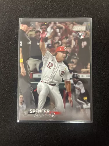 2023 Topps Stadium Club - #213 Spencer Steer (RC)