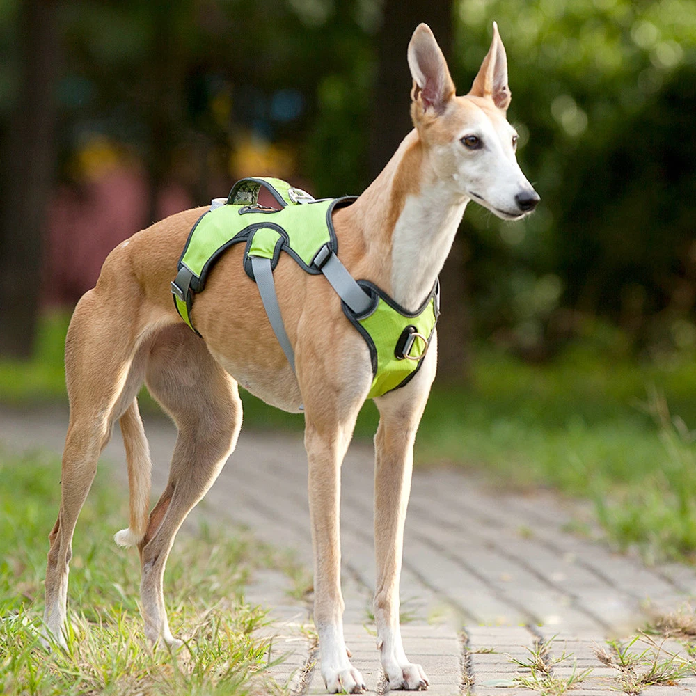 Dog Harness Reflective No Pull Quick Fit Large Dog Vest & Lift Handle Nylon Vest