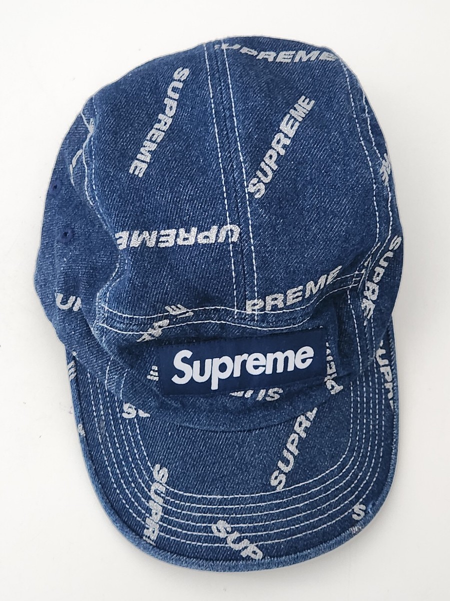 Supreme 17SS DENIM LOGO デニム　バケットハット　ロゴ Supreme 17SS Denim Logo Camp Cap SS17 Supreme Denim Logo Camp Cap