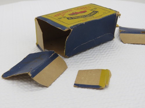 Ford Zodiac 1957 Moko Lesney Matchbox #39 convertible turquesa con caja original - Imagen 11 de 12