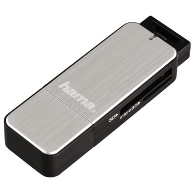 Hama - 123900 USB-3.0-Kartenleser, SD/microSD
