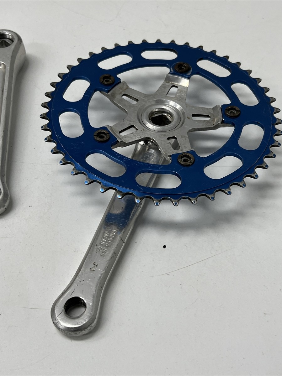 VINTAGE BMX CRANK SET SUPER MAXY SUGINO ALLOY ORIGINAL VINTAGE BMX CRANK SET SUPER MAXY SUGINO ALLOY ORIGINAL