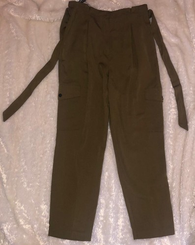 Women's Primark Khaki Green Tie Waist 